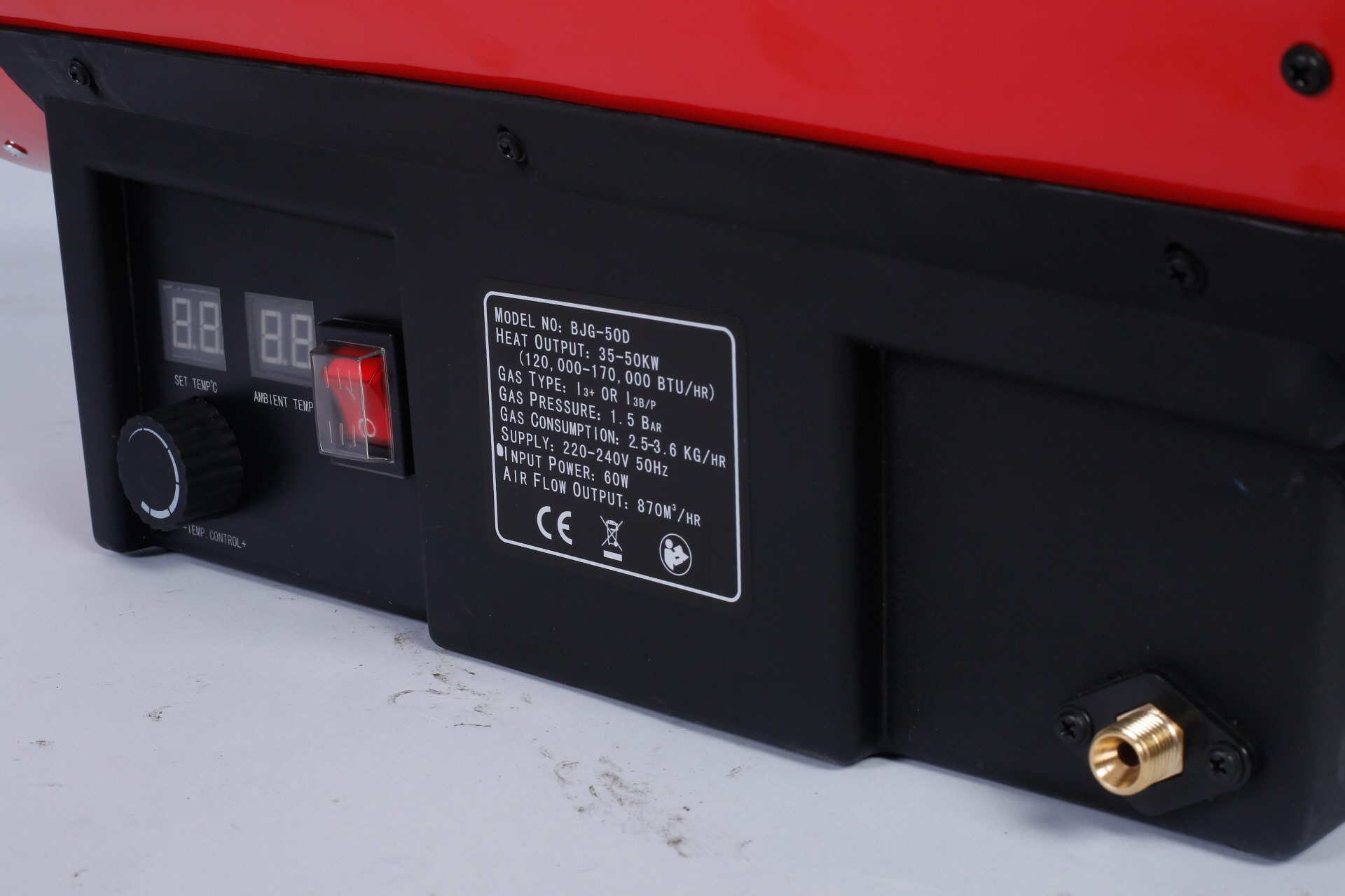 Cross-border foreign trade 35KW high-power gas warm air blower, industrial warm air blower, mobile constant temperature gas heater, liquefied gas warm air blower detail image 2