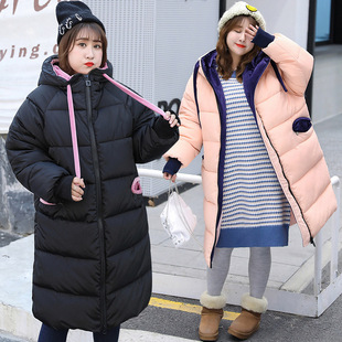 Пуховик, куртка, одежда, подходит для полных девушек, большой размер, в корейском стиле