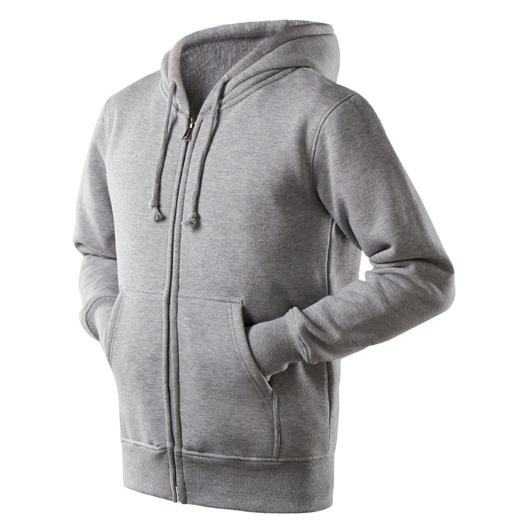 上海厂家现货棉质长袖开衫拉链卫衣定制订做班服广告活动衫LOGO