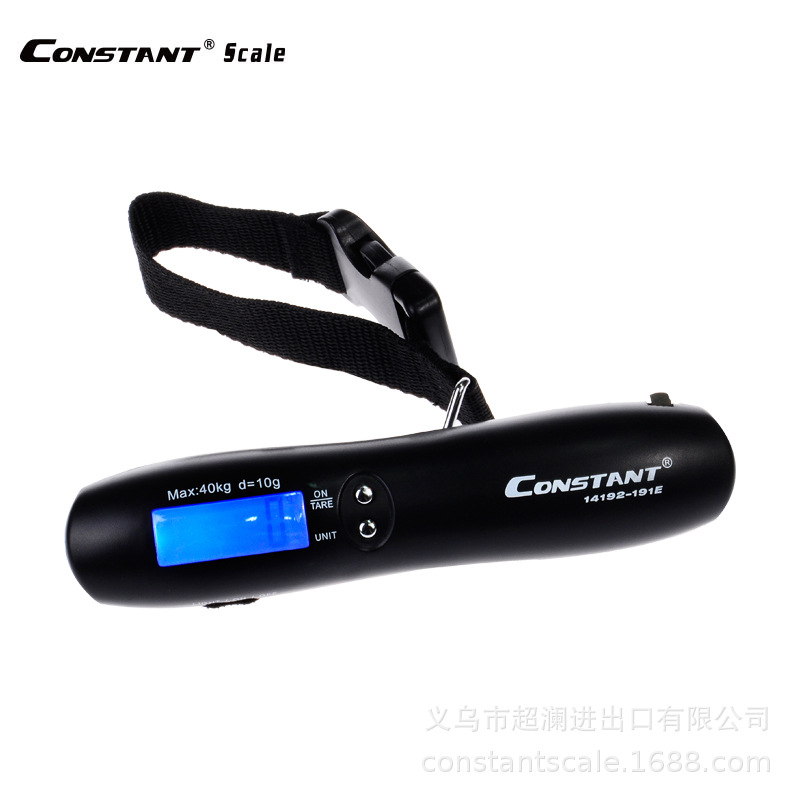 带量尺手电筒蓝色背光行李称手提便携迷你旅行电子秤外贸出口批发