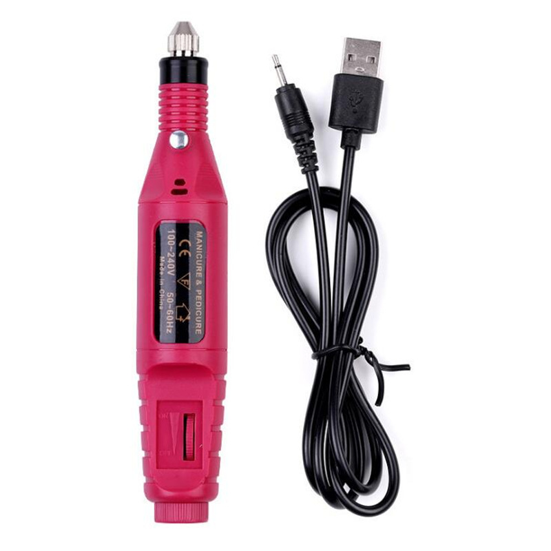 Pulidor de uñas USB caliente transfronterizo tipo pluma pulidor de uñas eléctrico removedor de esmalte de uñas