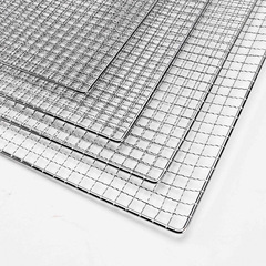 Factory-sourced nickel-plated BBQ grill mesh, checkered grill mat, barbecue net, and grill-specific grilling accessories for BBQ ovens.