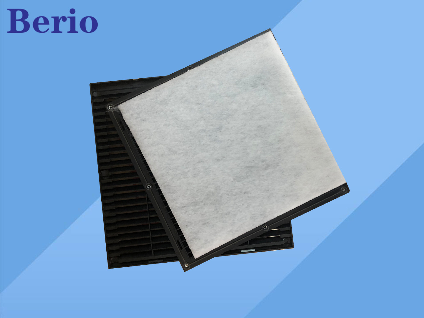 厂家批发ZL-806通风过滤网组 散热过滤网 机箱机柜百叶窗 黑色