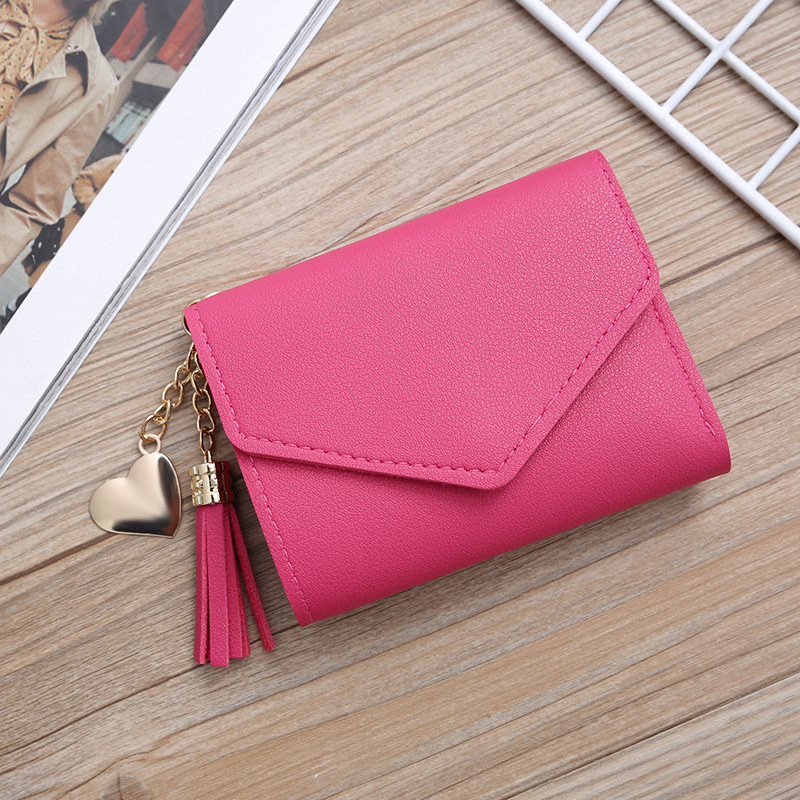 Korean Style Tassel Short Wallet display picture 11