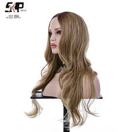 批发真人发全蕾丝jiafa玫瑰内网头套直发假发欧美human hair