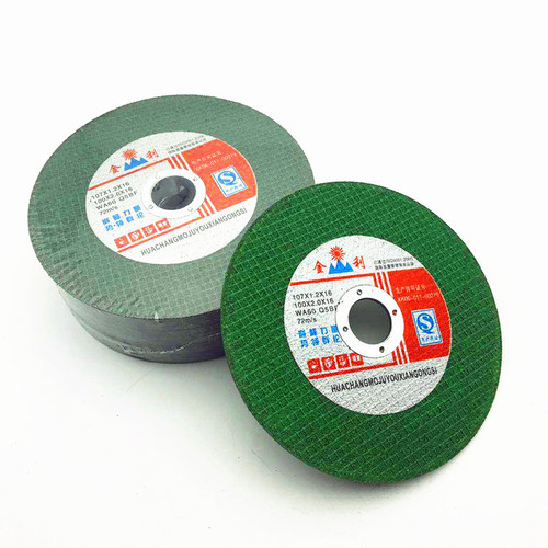 Jinmo 100 pairs of mesh cutting discs, stainless steel green sheet metal abrasive grinding wheels, resin slicing discs