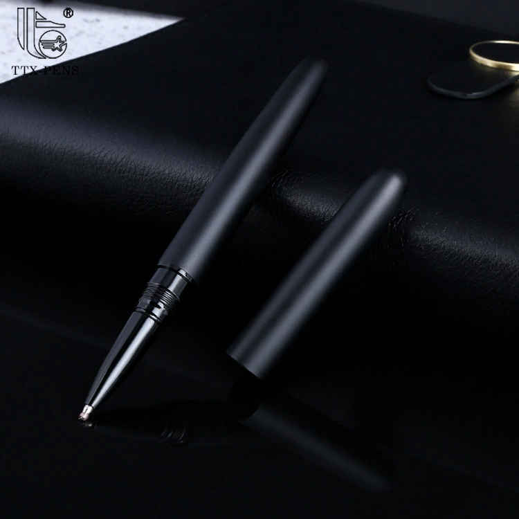 Black metal elite rollerball pen, custom-made, Birthday gift