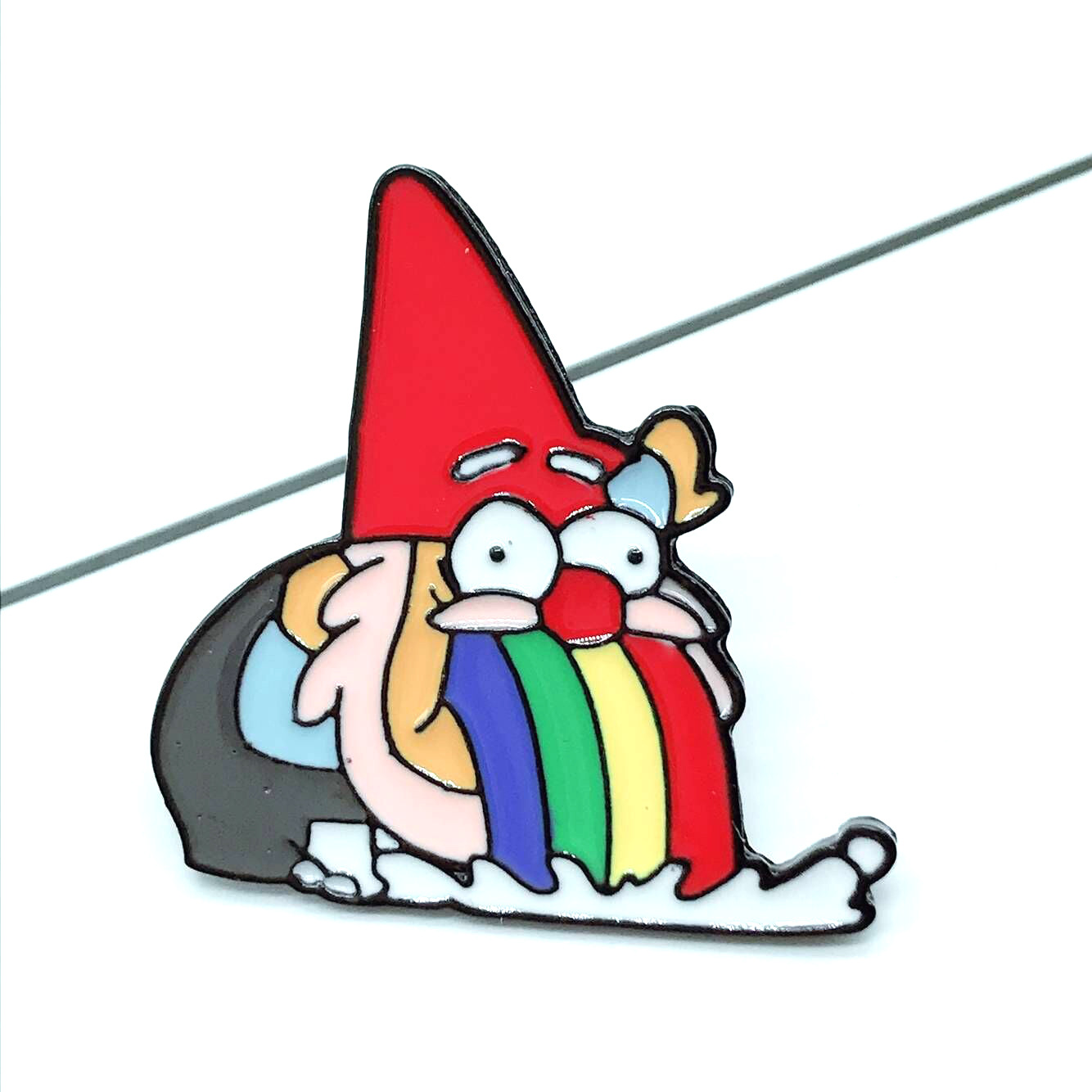 Cartoon brooch