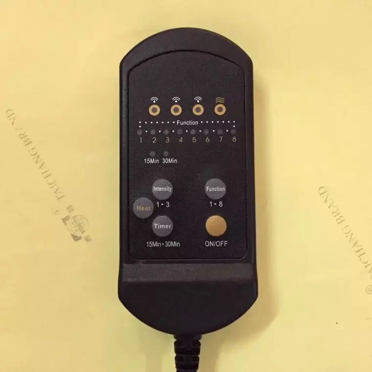 Cojín de masaje para coche, respaldo masajeador cervical y lumbar, asiento vibrador portátil