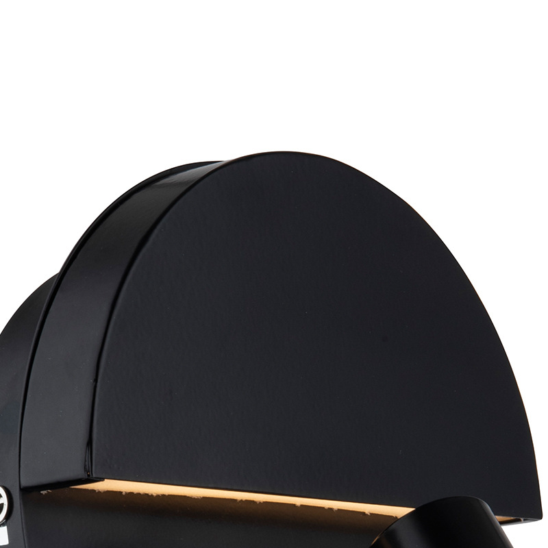 LED壁灯黑色射灯简约卧室客厅背景墙创意走廊过道酒店床头灯