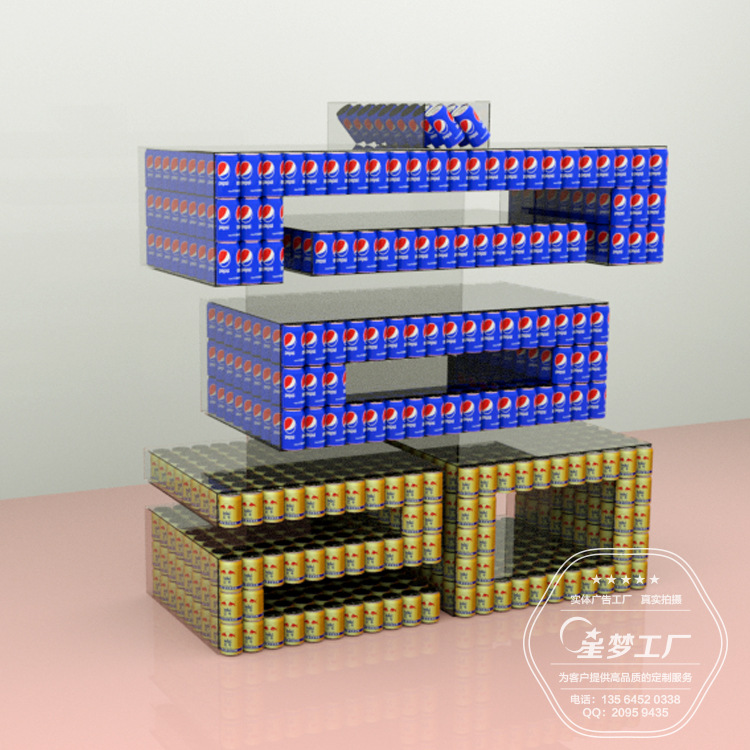 【上海广告工厂】哑克力陈列道具 产品造型道具 道具制作工厂