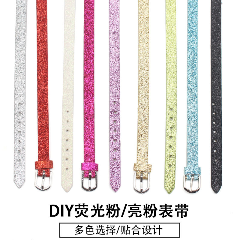 Polyurethane watch strap for men and women, universal belt, pendant with letters, accessory, accessories, DIY