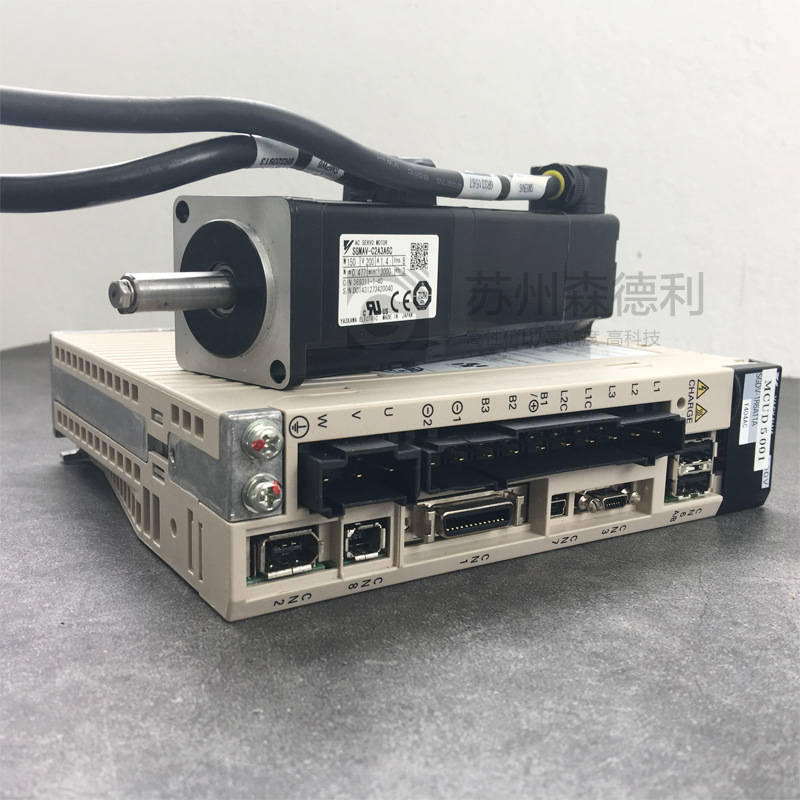 二手150W伺服电机成套SGMAV-C2A3A6C+SGDV-1R6A11AY404AC
