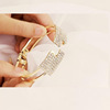 Crystal, fashionable bracelet, simple and elegant design, diamond encrusted