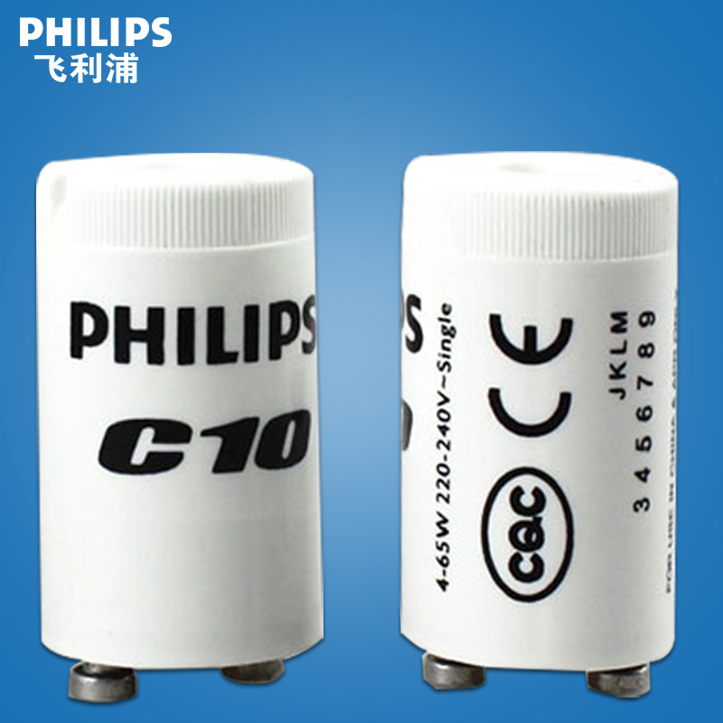 PHILIPS Philips C10 Fluorescent starter Spiral Fluorescent lamp Starters 4-65W 220-240V