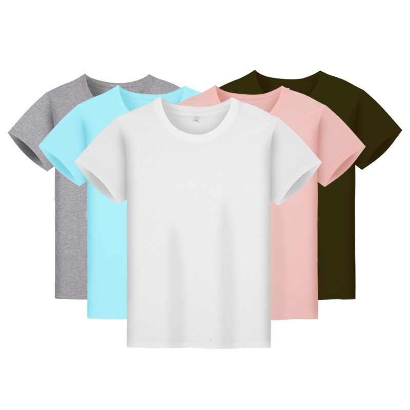 2020年博松純色男士t恤短袖26支精梳棉工作服廣告衫體恤半袖批發