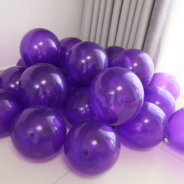 round purple balloon