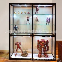 厂家透明玻璃展示柜乐高玩具兵人展柜手办动漫汽车样品柜模型柜子