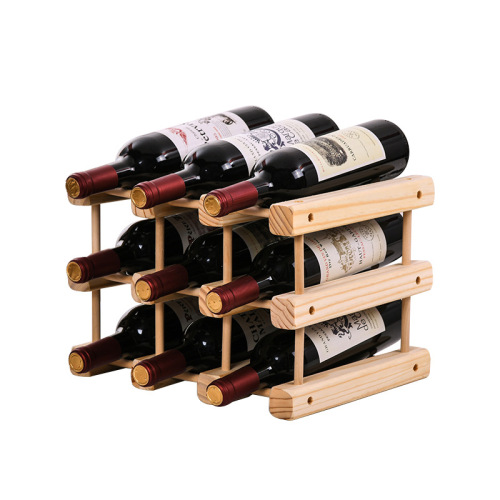 DIY Creative Wine Rack Wooden Wine Rack Fashion European Style Wine Display Rack Wine Cabinet