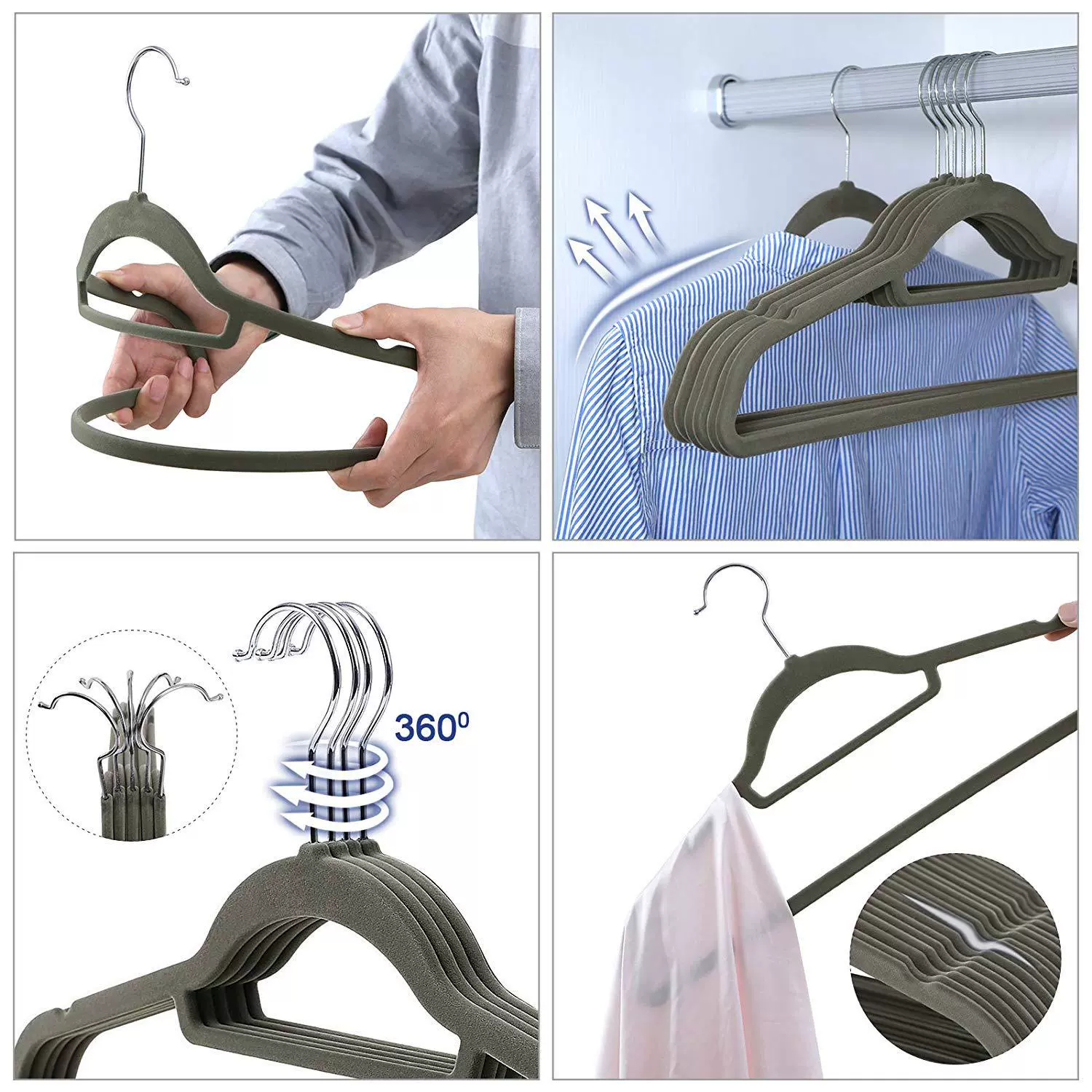 Plastic drying rack, universal non-slip hanger, Amazon