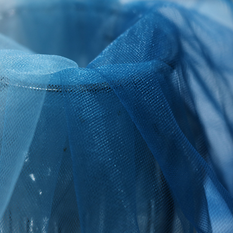 Fabricante de suministro azul gradiente tela impresa vestido