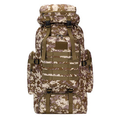New Outdoor Tactical Colorful Sports Backpack 80L Waterproof Hiking Bag Trekking Bag Adjustable Backpack