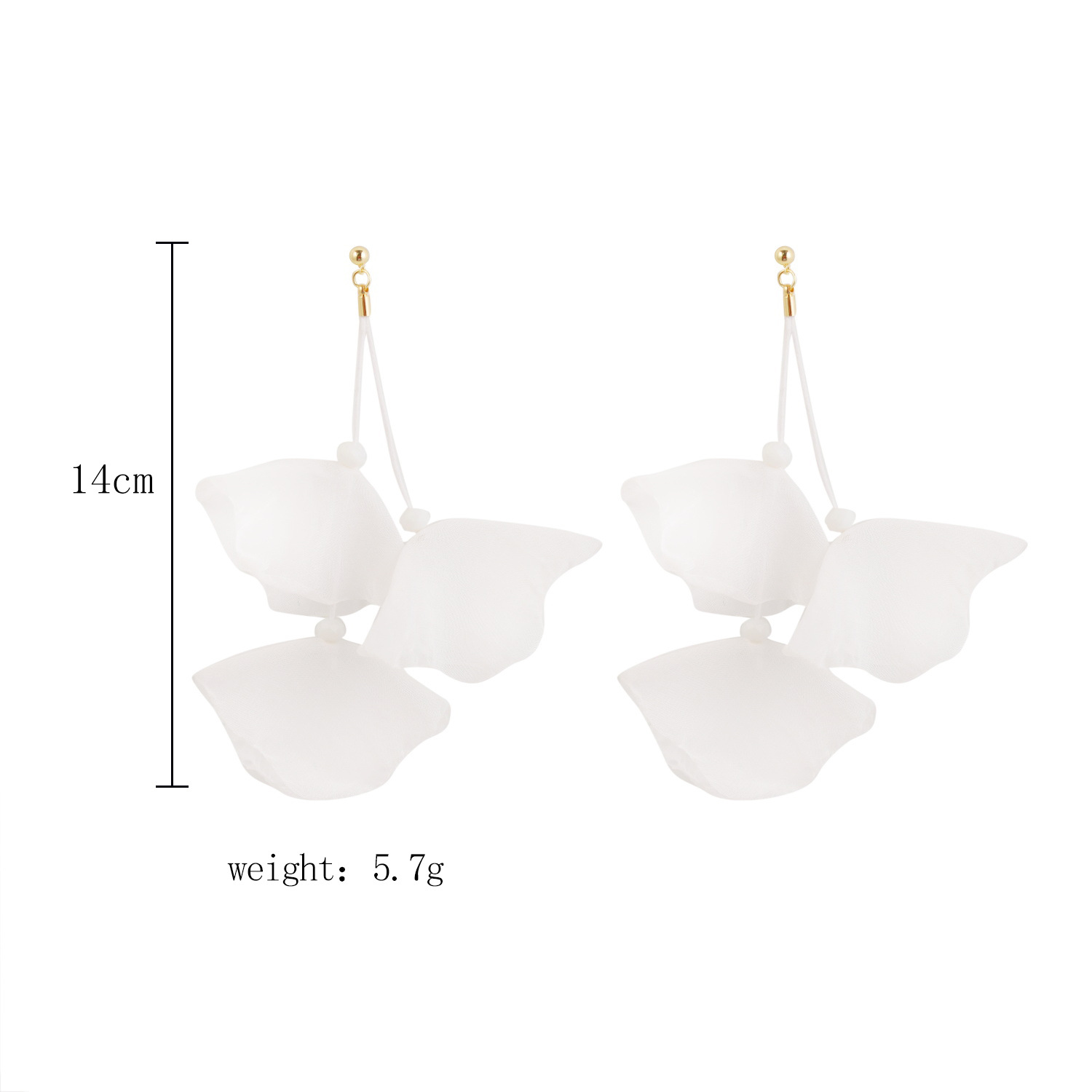 1 Pair Irregular Flower Ethnic Style Classic Style Artificial Crystal Drop Earrings display picture 9
