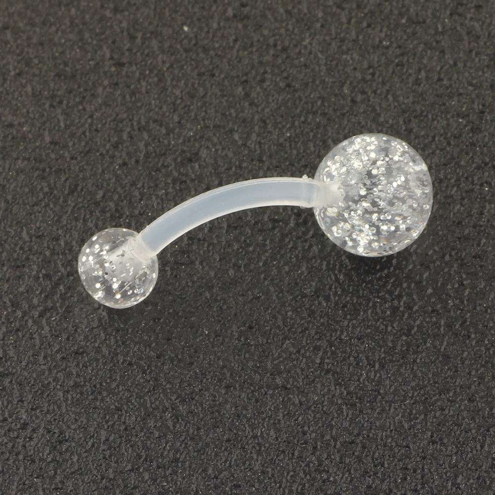 Stainless Steel Belly Button Ring 5 Piece Set Belly Rings Body Piercing Jewelry detail image 14