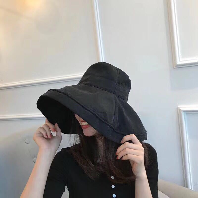 对版韩国东大门渔夫帽 超大檐渔夫帽 夏季遮阳帽子uv防晒帽太阳帽|ms