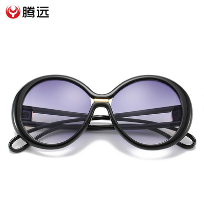 2019 glasses new pattern circular Sunglasses Cross border fashion Sunglasses Europe and America men and women Street beat Sunglasses 9035