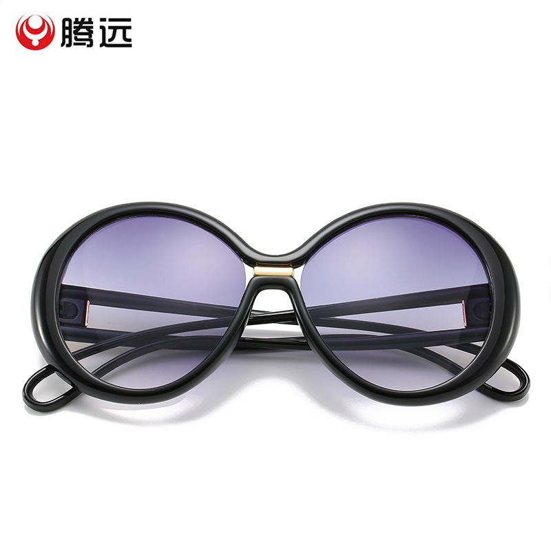 2019 glasses new pattern circular Sunglasses Cross border fashion Sunglasses Europe and America men and women Street beat Sunglasses 9035