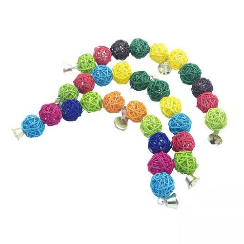 Parrot chewing toys, bird toys, rattan ball chewing toys, wholesale