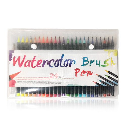 Cross-border 20-color soft tip watercolor brush watercolor brush pen drawing fine line pen Mark painting supplies Amazon
