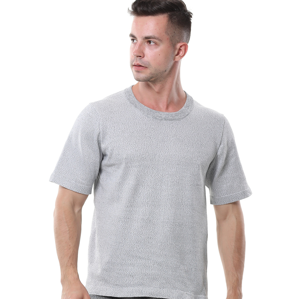 防割服 小圆领 浅灰