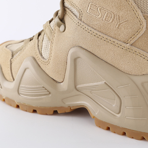 ESDY outdoor shoes mid-top hiking shoes men's hiking shoes military fans tactical boots combat boots C209