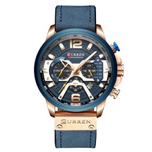 Curren/������¿�8329��ʿ�ֱ� ����Ƥ���� �����б� ����ʯӢ��