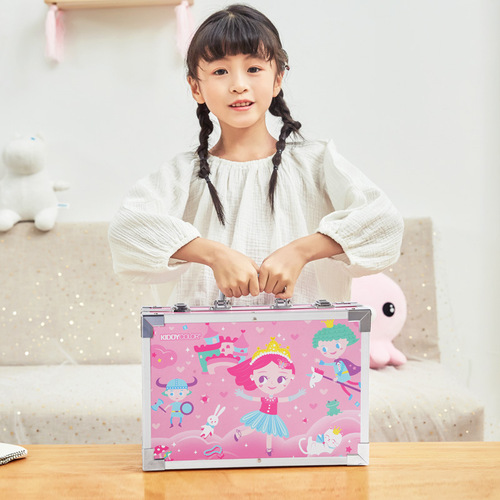 Kittycara Children's Painting Set Gift Box Watercolor Pens New Year Gift Brush Set