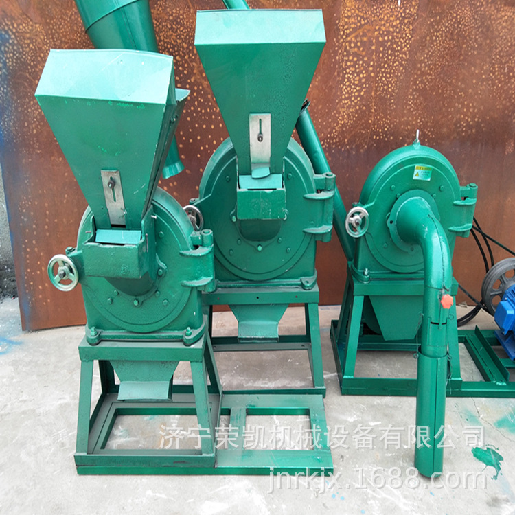 养殖家禽饲料粉碎机玉米粉碎杂粮磨粉研磨不锈钢齿爪式食品粉碎机