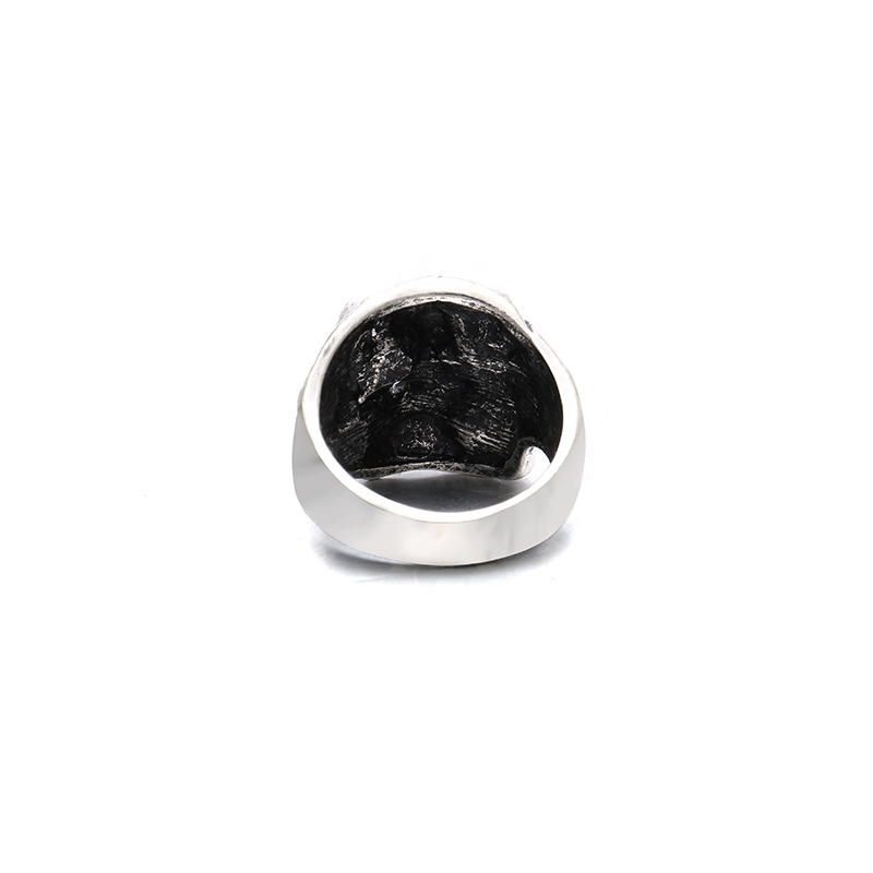 Plating, Inlay Design Gothic Ethnic Style Cool Style Skull Alloy Plating Inlay Rhinestones Halloween Men's Rings