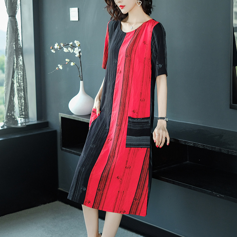 Robe femme en Coton et lin - Ref 3328747 Image 3