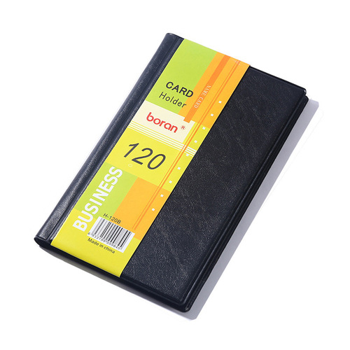 Factory Wholesale Platinum 120-Page Business Card Holder Card Organizer Customizable Business Card Collection Album