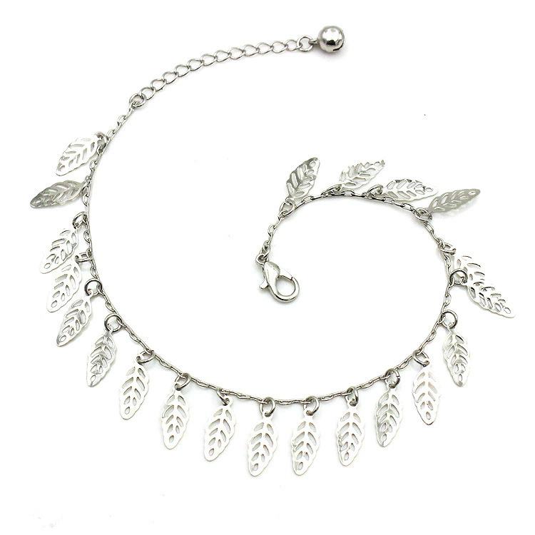 Стильные ювелирные изделия, серебряная anklet браслет, оптовая продажа, корейский стиль