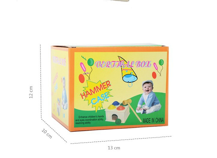 Cute Style Baby(0-2Years) Children Unisex Color Block Wood Table & Floor Games
