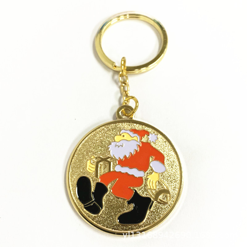Cartoon keychain for St. Valentine's Day for keys