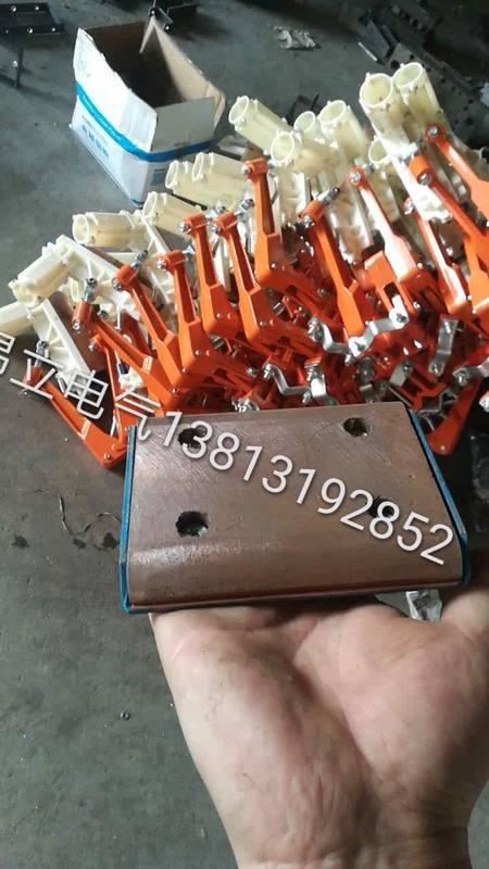 滑块150*100*12/刚体滑触线集电器碳刷JGH-800A