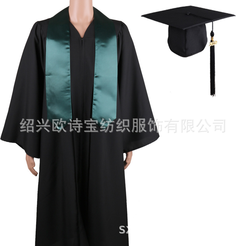 高中毕业服 墨绿色披肩.jpg