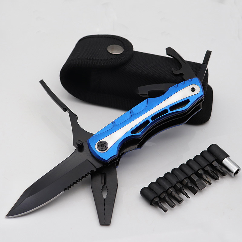 厂家直销可调活口活动扳手户外野营工具多功能刀钳多功能扳手钳