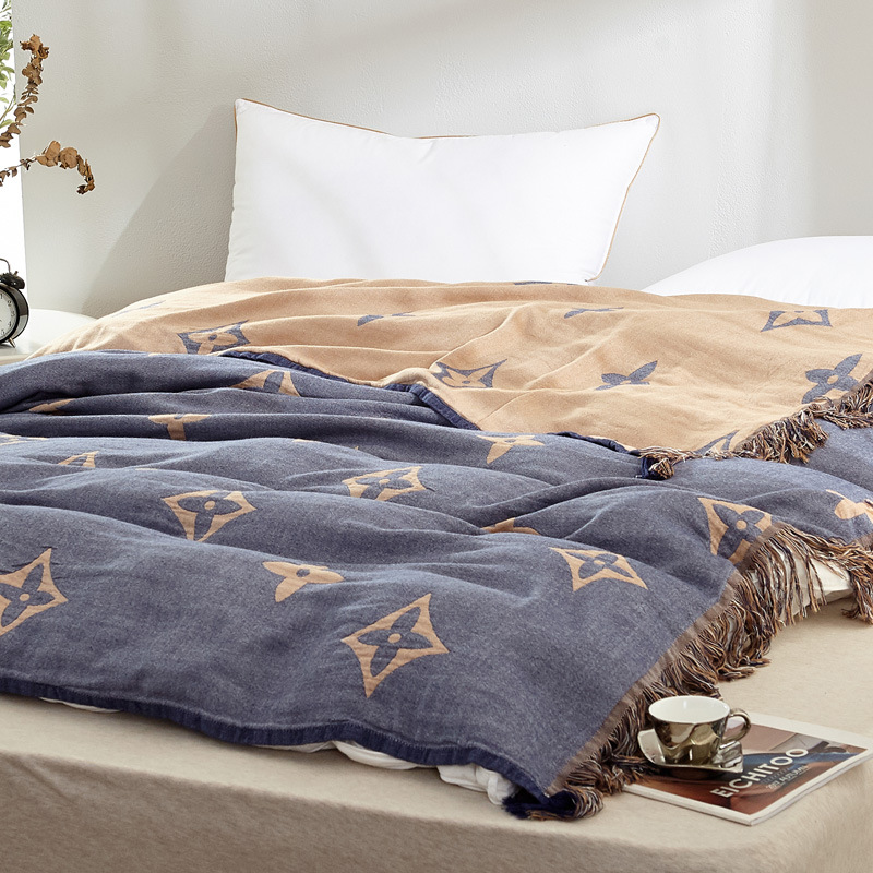 竹纤维盖毯毛毯被子午睡毯子单人毛巾被床单双人沙发空调毯床尾毯|ru