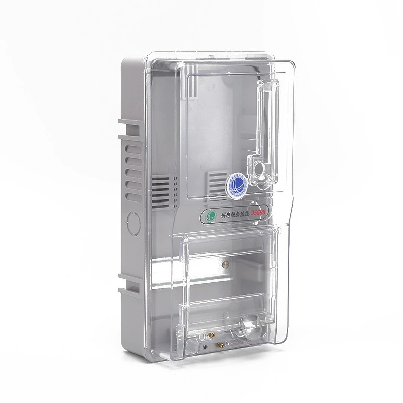 Spot supply electronic single -phase electric meter box transparent plastic meter box combination preparation fee plug -in card meter box