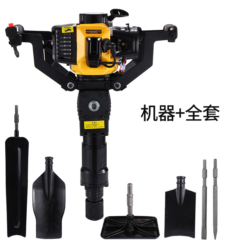 Máquina de excavación de árboles ligeros de gasolina de alta potencia corte de raíz máquina de movimiento de árboles multifunción elevación de plántulas Bola de suelo plantación de árboles máquina de excavación